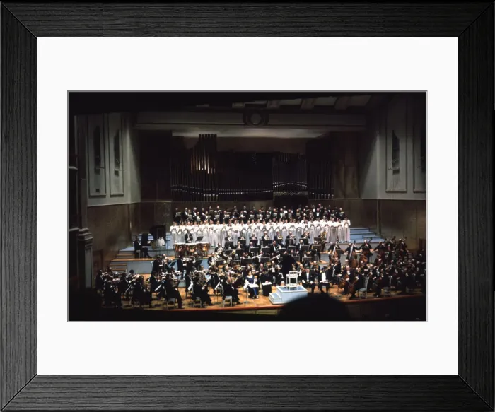 Framed Print : National Philharmonic Orchestra of Spain during a concert in Madrid Framed Print : National Philharmonic Orchestra of Spain during a concert in Madrid