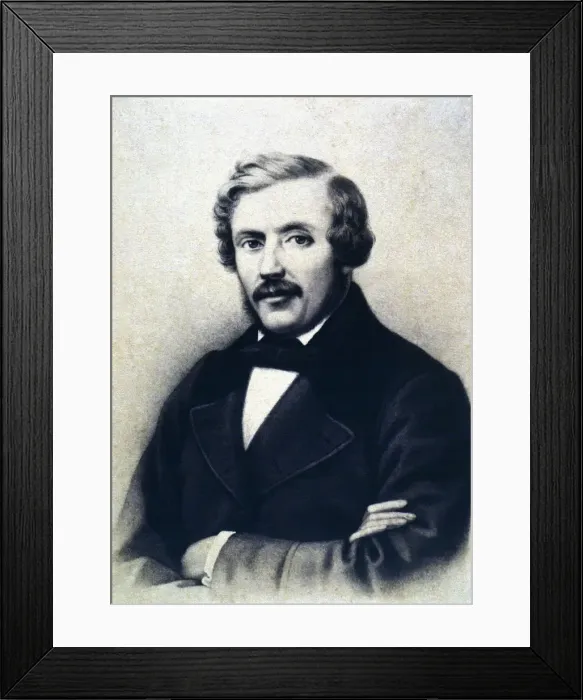 Framed Print : Gaetano Donizetti (1797-1848), Italian composer Framed Print : Gaetano Donizetti (1797-1848), Italian composer