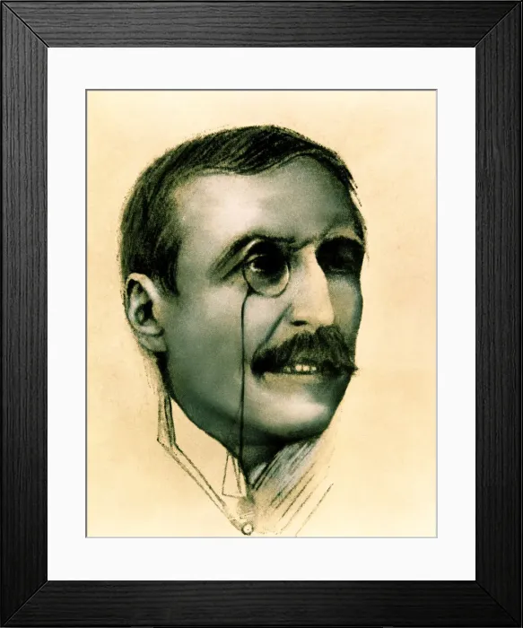 Framed Print : Jose Maria Eca de Queiroz. (1845-1900), Portuguese novelist, drawing, 1899 Framed Print : Jose Maria Eca de Queiroz. (1845-1900), Portuguese novelist, drawing, 1899