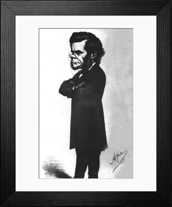 Framed Print : Thomas Henry Huxley (1825-1895), British physiologist cartoon, coined the term agnosticism Framed Print : Thomas Henry Huxley (1825-1895), British physiologist cartoon, coined the term agnosticism