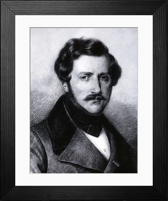 Framed Print : Gaetano Donizetti (1797-1848), Italian composer Framed Print : Gaetano Donizetti (1797-1848), Italian composer