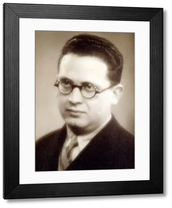 Framed Print : Max Aub (1903-1972), Spanish - Mexican writer and politician Framed Print : Max Aub (1903-1972), Spanish - Mexican writer and politician
