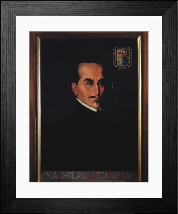 Framed Print : Garcilaso de la Vega El Inca (1539-1616), Peruvian historian Framed Print : Garcilaso de la Vega El Inca (1539-1616), Peruvian historian