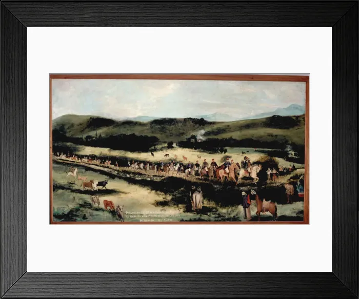 Framed Print : The liberation army after the victory of Boyaca in 1819, with Simon Bolivar Framed Print : The liberation army after the victory of Boyaca in 1819, with Simon Bolivar