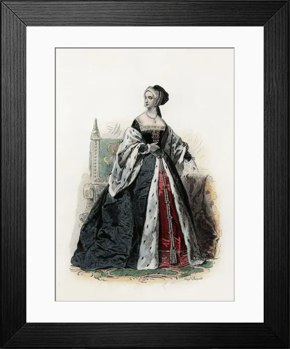 Framed Print : Anne Boleyn (1501-07 / 1536), second wife of Henry VIII Framed Print : Anne Boleyn (1501-07 / 1536), second wife of Henry VIII