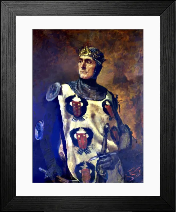 Framed Print : Guillem Ramon de Moncada (end of 11th century -1162) Framed Print : Guillem Ramon de Moncada (end of 11th century -1162)