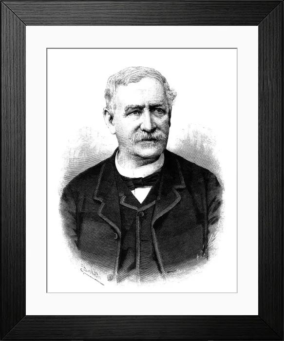 Framed Print : Antonio de Trueba (1819-1889), Basque writer in Spanish language, narrator for rural Framed Print : Antonio de Trueba (1819-1889), Basque writer in Spanish language, narrator for rural