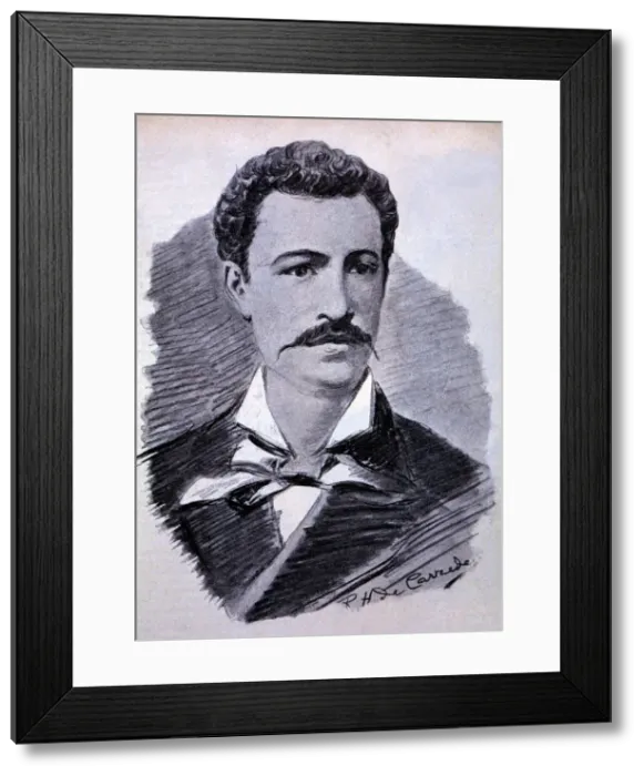 Framed Print : Juan Montalvo (1833-1889), Ecuadorian writer, drawing by R. H. Caviedes, 1896 Framed Print : Juan Montalvo (1833-1889), Ecuadorian writer, drawing by R. H. Caviedes, 1896