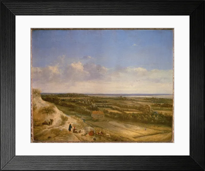 Framed Print : View of Haarlem from the dunes Framed Print : View of Haarlem from the dunes