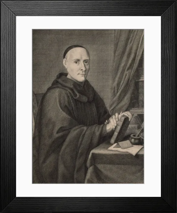Framed Print : Fray Benito Feijoo Geronimo (1676-1764), Spanish Benedictine monk and scholar, engraving Framed Print : Fray Benito Feijoo Geronimo (1676-1764), Spanish Benedictine monk and scholar, engraving