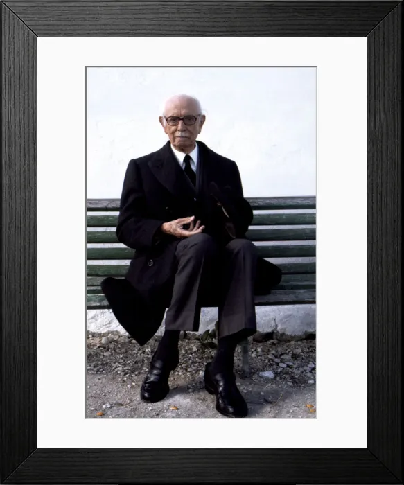 Framed Print : Jose Maria Peman (1898-1981), Spanish writer, photo, 1980 Framed Print : Jose Maria Peman (1898-1981), Spanish writer, photo, 1980