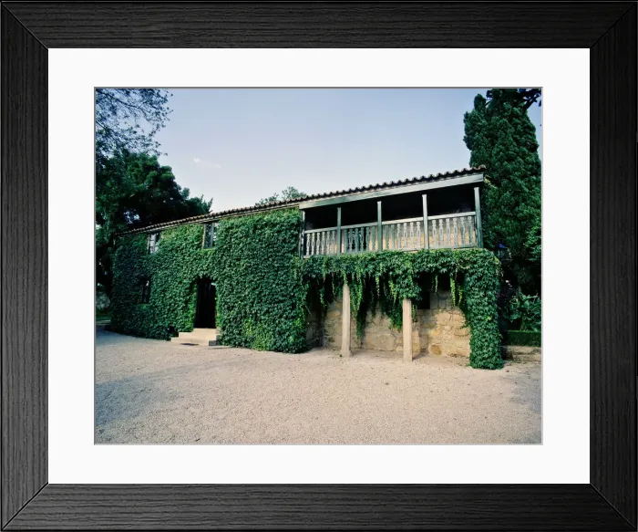 Framed Print : Retaining Pazo birthplace and died Rosalia de Castro (1837-1885), poet Galician Framed Print : Retaining Pazo birthplace and died Rosalia de Castro (1837-1885), poet Galician