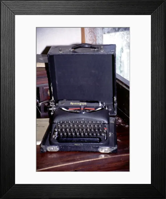 Framed Print : Old Remington typewriter in the Railway Museum in Squamish Framed Print : Old Remington typewriter in the Railway Museum in Squamish
