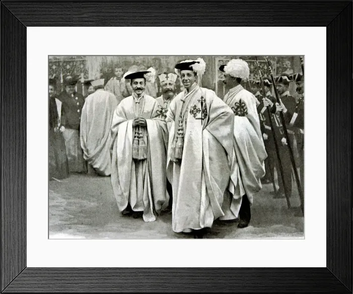 Framed Print : Alfonso XIII, King of Spain. (1886-1941) with the Uniform Order of Calatrava published Framed Print : Alfonso XIII, King of Spain. (1886-1941) with the Uniform Order of Calatrava published