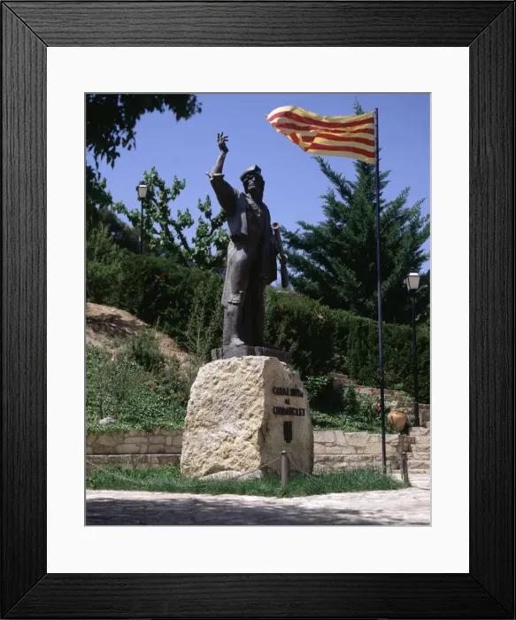 Framed Print : Monument to Carrasclet, nickname of the guerrilla Joan Pere Barcelo i Anguera (1682-1743) Framed Print : Monument to Carrasclet, nickname of the guerrilla Joan Pere Barcelo i Anguera (1682-1743)