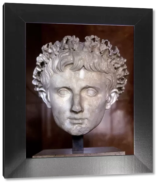 Bust of Augustus (Gaius Julius Caesar Octavian) (63 a. C. - 14 d. c. Roman Emperor