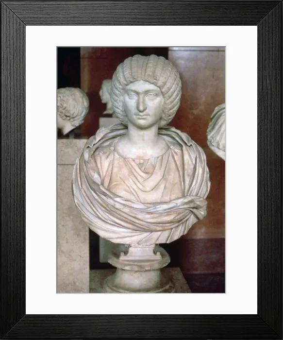 Framed Print : Julia Donna (c. 158-217) Syrian-born Roman princess, second wife of Septimius Severus Framed Print : Julia Donna (c. 158-217) Syrian-born Roman princess, second wife of Septimius Severus