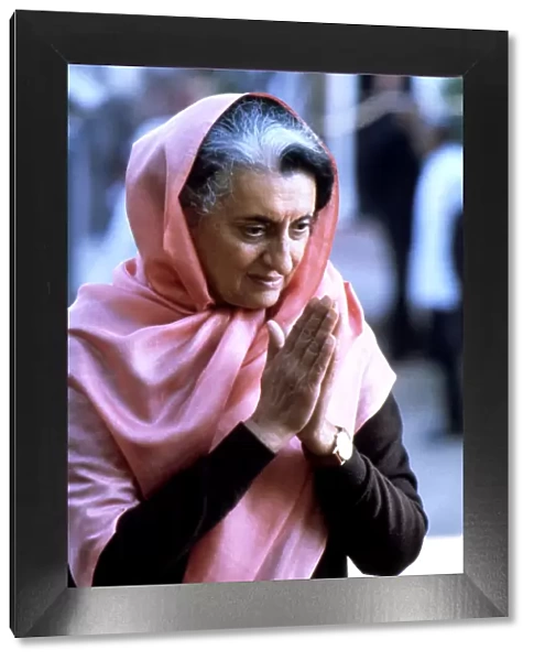 Indira Gandhi (1917-1984), Indian politician