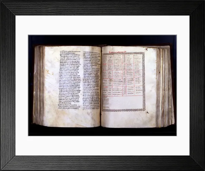 Framed Print : Page of the Etymologies of St. Isidore Framed Print : Page of the Etymologies of St. Isidore