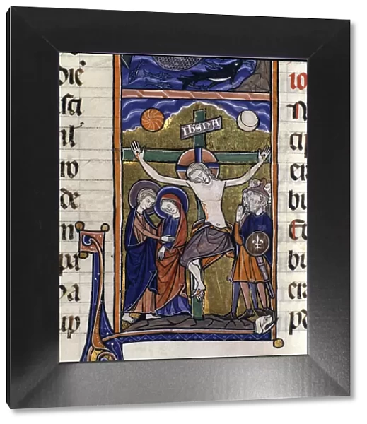 The Calvary, miniature in the Sacred Bible, volume IV