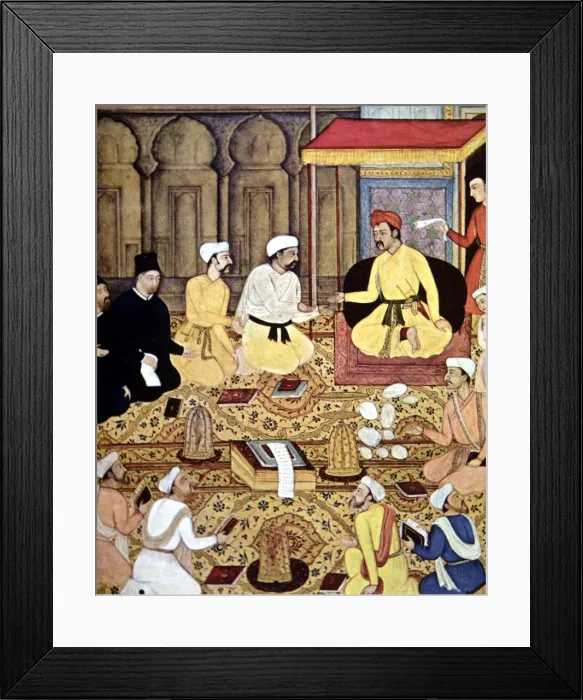 Framed Print : A Jesuit in the court of an Indian prince Framed Print : A Jesuit in the court of an Indian prince