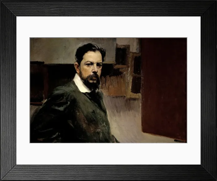 Framed Print : Joaquin Sorolla (1863-1923), self-portrait Framed Print : Joaquin Sorolla (1863-1923), self-portrait