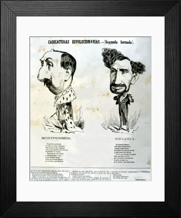 Framed Print : Duke of Montpensier (1824 - 1890), Praxedes Mateo Sagasta (1825 - 1903), revolutionary Framed Print : Duke of Montpensier (1824 - 1890), Praxedes Mateo Sagasta (1825 - 1903), revolutionary