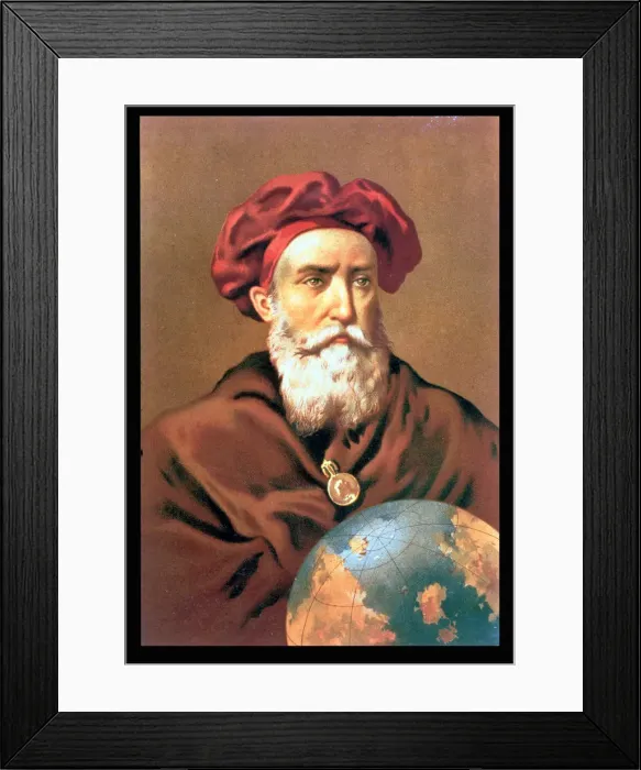 Framed Print : Vasco da Gama (1469-1524), Portuguese sailor Framed Print : Vasco da Gama (1469-1524), Portuguese sailor