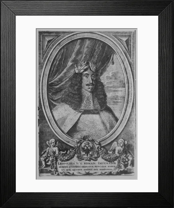 Framed Print : Leopold I (1640-1705), Emperor, Archduke of Austria and King of Hungary Framed Print : Leopold I (1640-1705), Emperor, Archduke of Austria and King of Hungary