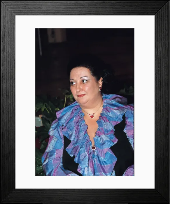 Framed Print : Montserrat Caballe (1933 -), Spanish soprano singer Framed Print : Montserrat Caballe (1933 -), Spanish soprano singer