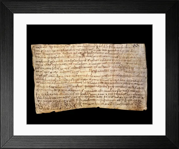 Framed Print : Sale to Radulf, son of Count Guifre I el Pelos (Wilfred I the Hairy), of Framed Print : Sale to Radulf, son of Count Guifre I el Pelos (Wilfred I the Hairy), of