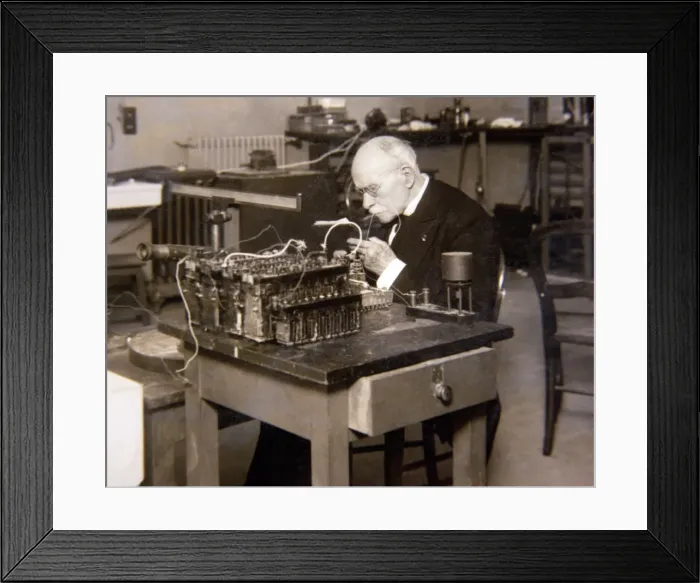 Framed Print : Edouard Branly (France. 1844-1940), French physicist Framed Print : Edouard Branly (France. 1844-1940), French physicist