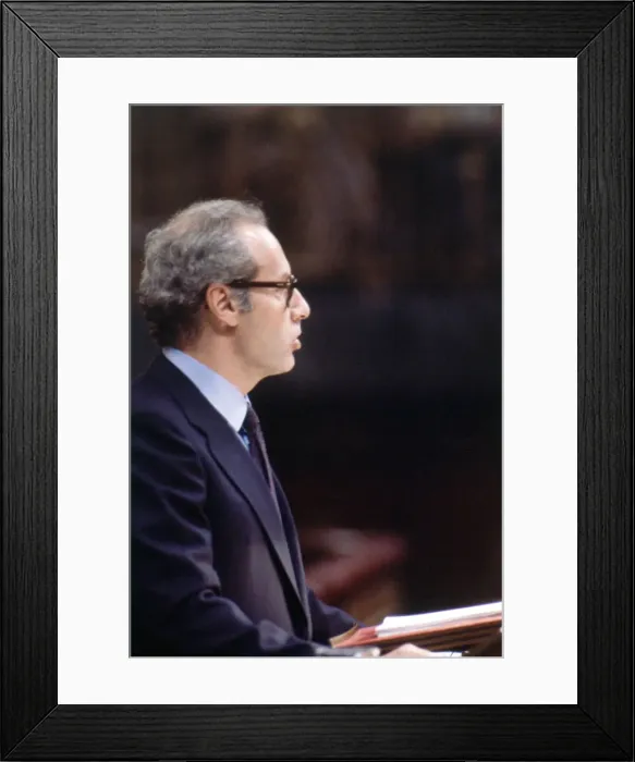 Framed Print : Miguel Boyer (1939 -), socialist politician, portrait 1983 Framed Print : Miguel Boyer (1939 -), socialist politician, portrait 1983
