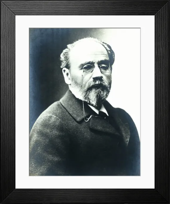 Framed Print : Emile Zola (1840-1902), French novelist Framed Print : Emile Zola (1840-1902), French novelist