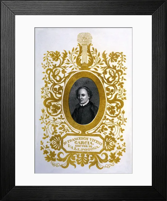 Framed Print : Francesc Vicenc Garcia y Torres (1579-1623), named Rector of Vallfogona, ecclesiastical Framed Print : Francesc Vicenc Garcia y Torres (1579-1623), named Rector of Vallfogona, ecclesiastical