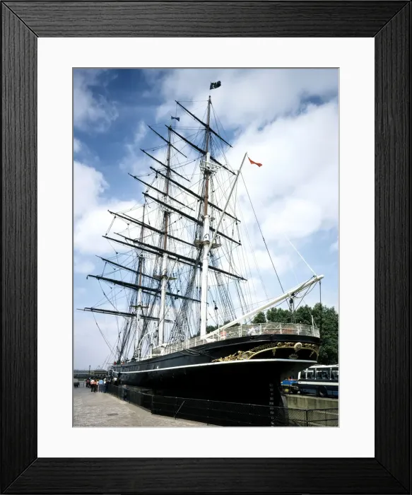 Framed Print : Sailboat docked in a port Framed Print : Sailboat docked in a port