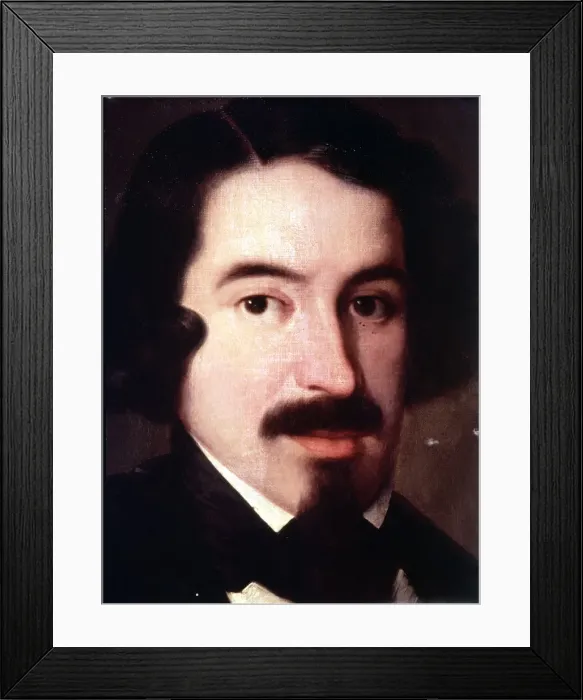 Framed Print : Jose de Espronceda (1808-1842), romantic poet Framed Print : Jose de Espronceda (1808-1842), romantic poet