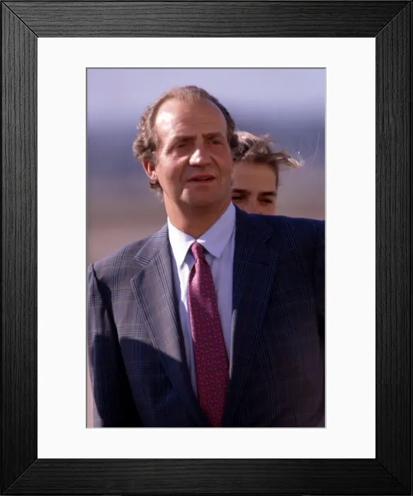Framed Print : Juan Carlos I, King of Spain (1938 -), photo 1989 Framed Print : Juan Carlos I, King of Spain (1938 -), photo 1989