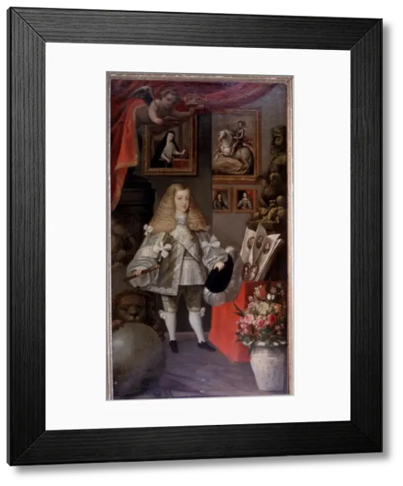 Framed Print : Charles II (1661 - 1700), king of Spain from 1665. Charles II and the Austria house Framed Print : Charles II (1661 - 1700), king of Spain from 1665. Charles II and the Austria house