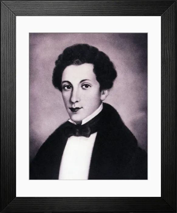 Framed Print : Juan Crisostomo de Arriaga (1806-1826), Spanish composer Framed Print : Juan Crisostomo de Arriaga (1806-1826), Spanish composer
