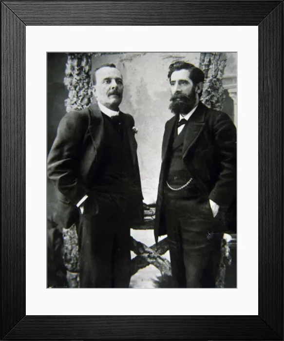 Framed Print : Tomas Breton (1850-1923), Spanish composer and Ricardo de la Vega (1839-1910) Framed Print : Tomas Breton (1850-1923), Spanish composer and Ricardo de la Vega (1839-1910)