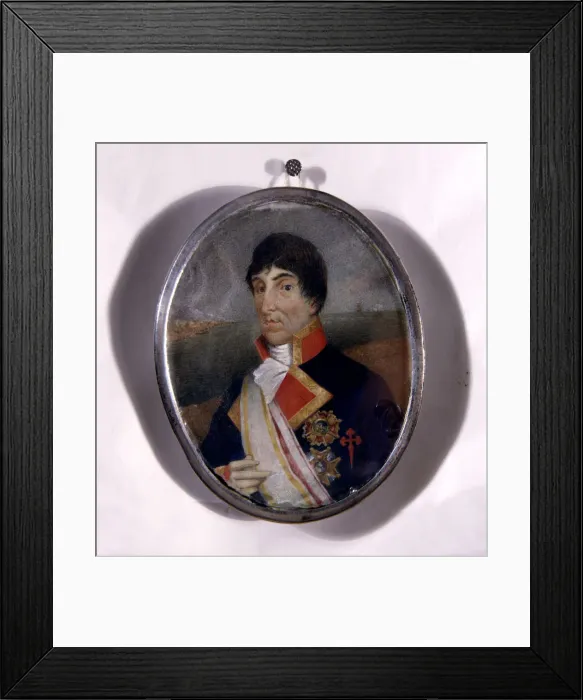 Framed Print : Jose Bustamante (1759-1825), Spanish sailor Framed Print : Jose Bustamante (1759-1825), Spanish sailor