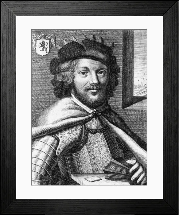Framed Print : Jean of Bethencourt (1395-1442), Norman navigator and explorer, initiator of conquest Framed Print : Jean of Bethencourt (1395-1442), Norman navigator and explorer, initiator of conquest