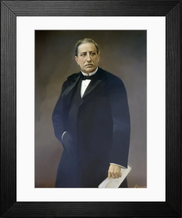 Framed Print : Estanislau Figueres (1819 - 1882), Catalan politician Framed Print : Estanislau Figueres (1819 - 1882), Catalan politician