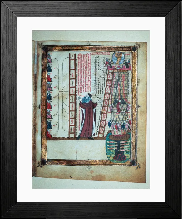 Framed Print : Miniature for work Electorium Parrum Breviculum seu codex St. Peter, parchment 92 Framed Print : Miniature for work Electorium Parrum Breviculum seu codex St. Peter, parchment 92