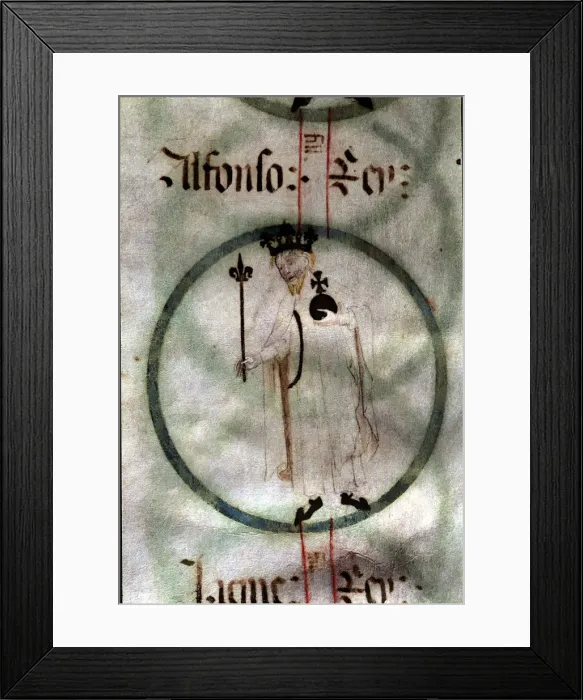 Framed Print : Alfonso III The Liberal (1285 - 1291), King of Catalonia and Aragon Framed Print : Alfonso III The Liberal (1285 - 1291), King of Catalonia and Aragon