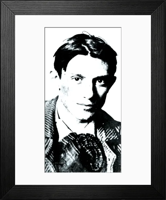 Framed Print : Pablo Ruiz Picasso (1881-1973), Painter from Malaga, at the age of 33, press photography of 1914