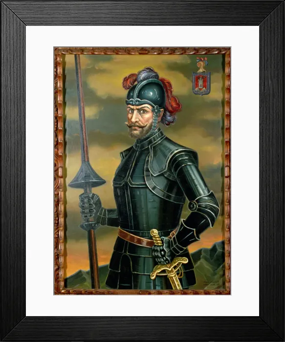 Framed Print : Benalcazar Sebastian (1480-1551), Spanish conqueror Framed Print : Benalcazar Sebastian (1480-1551), Spanish conqueror