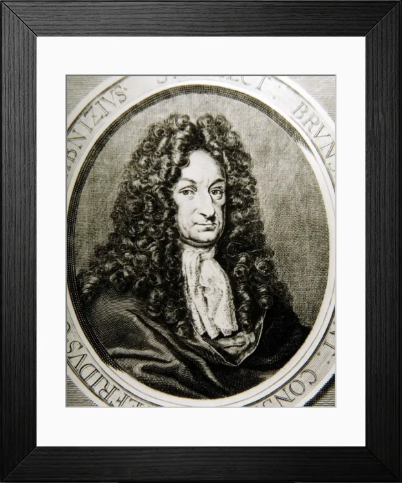 Framed Print : Gottfried Wilhem Leibniz (1646-1716), German philosopher and mathematician Framed Print : Gottfried Wilhem Leibniz (1646-1716), German philosopher and mathematician