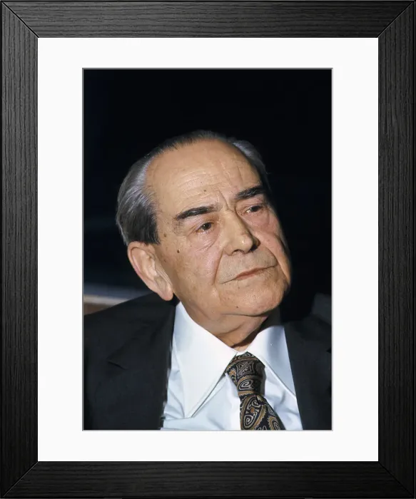 Framed Print : Rodolfo Llopis (1895-1983), Spanish politician, photo 1980 Framed Print : Rodolfo Llopis (1895-1983), Spanish politician, photo 1980